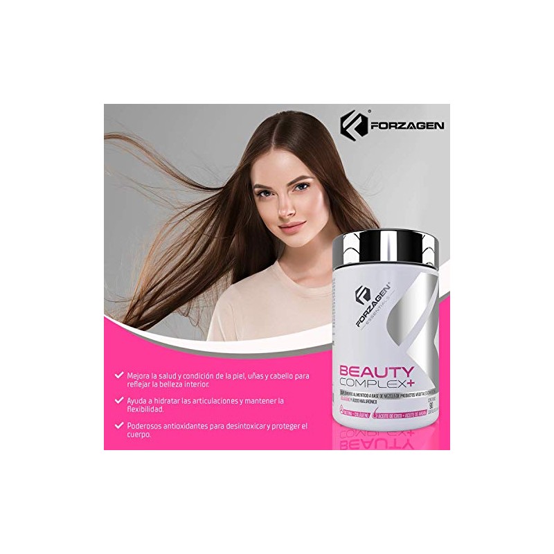 Forzagen | Biotina con Zinc Multivitamínico para Mujer Beauty Complex