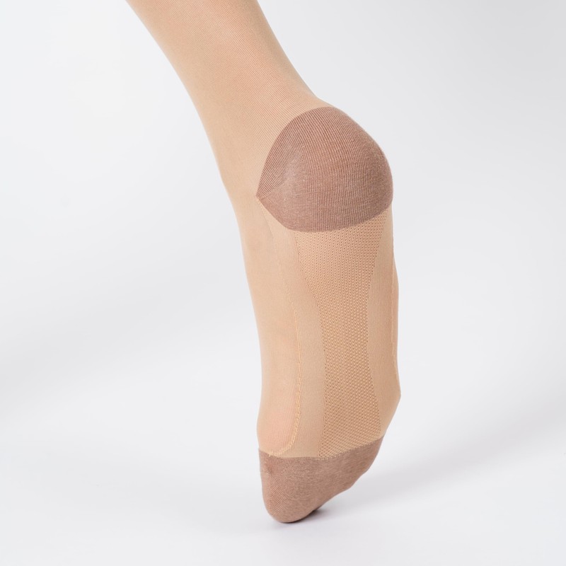 Fukusuke Satisfying Women's Socks, Stocking Material, Like Barefoot Socks,, Black