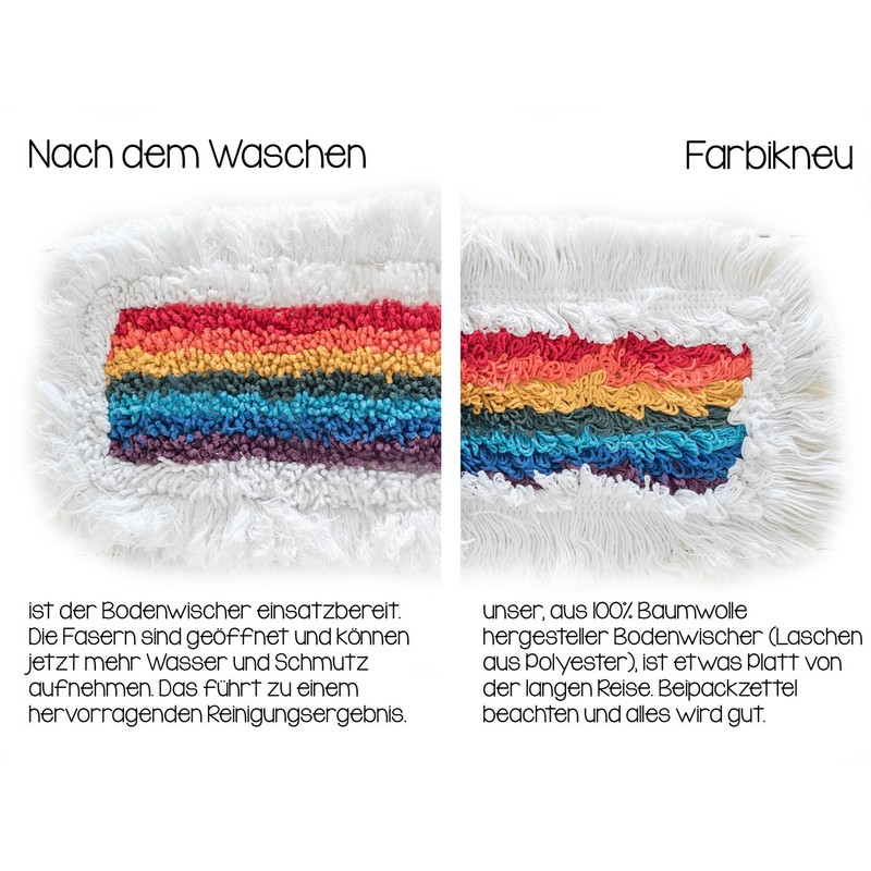 boertlay Mop, Rainbow, 40 cm