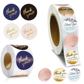 Thank You Stickers, Astonishing Range of Small Labels - Thank You Cards & Message Stickers for Small Business – The Catchy and Economically Efficient Way to Express Gratitude