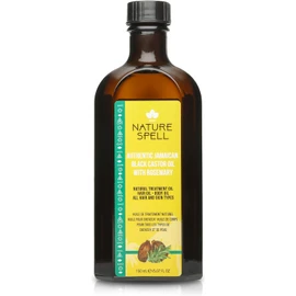 Nature Spell Rosemary Oil for Hair Growth Pre-Diluted with Jamaican Black Castor Oil 150ml – Natural Hair Growth – Treats Dry and Damaged Hair – Strengthen Hair Roots