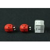 Miniblings Ladybird Beetle Stud Earrings Easter Wooden Extra Connectors