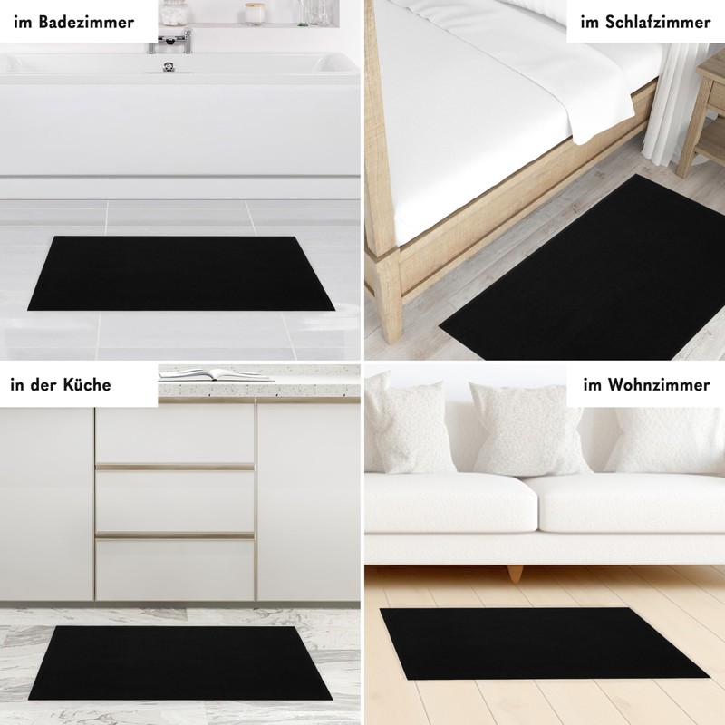 Hammetex 100% Cotton 1200 GSM Non-Slip Bath Mat, 51 x