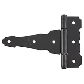 National Hardware N109-041 SPB841 Ornamental T Hinge in Black,4 Inch