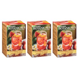 Bigelow Botanicals Cold Water Infusion Strawberry Lemon Orange Blossom Tea Bags 18 Count Box (Pack of 3), Herbal Infusion, Caffeine Free, 54 Tea Bags Total