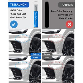 Teslaunch 085 Eminent White Pearl Touch Up Paint Compatible with Lexus Exact Match Touch Up Paint Car Scratch Repair
