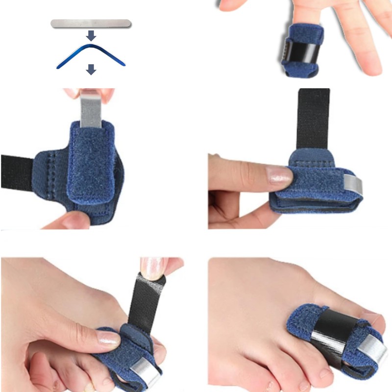 Bargain Wells 1x Toe or Fingertip Splint with Bendable Metal