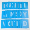 Letras De Papel De Lija Montessori, Material Didáctico