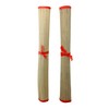 Set of 2 Natural Straw Beach Mats 24" x 72"