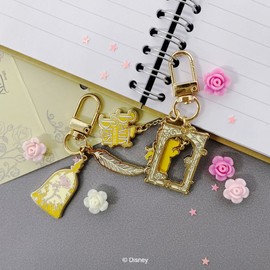 Ainokey Beauty and the Beast Metal Keyring