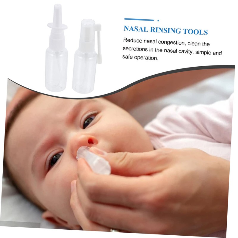 OHPHCALL 2pcs Squeeze Nose Bottles for Boys and Girls Cavity