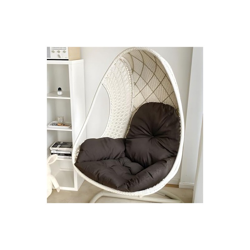 Thick Egg Chair Cushion Replacement, Thickened Hanging Basket Seat Pad,