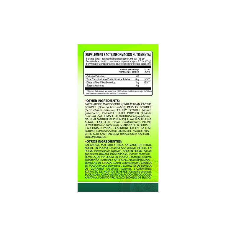 Superalimento de jugo verde Solanum (piña, 35 onzas)