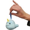 Squishable Narwhal Plush, Light Aqua, Micro 3"