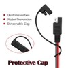 HayEastdor 3.3FT/1M SAE to SAE Extension Cable with Switch SAE