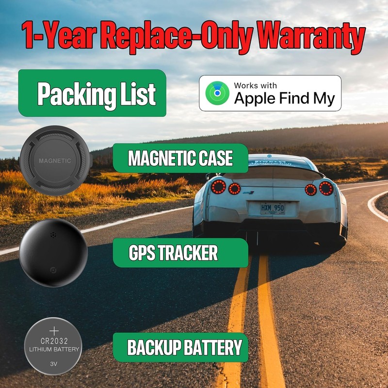 Magnetic Hidden GPS Tracker for Vehicles – Long Battery Life,