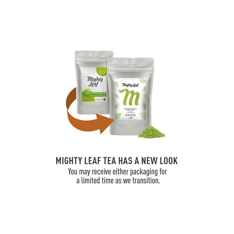 Mighty Leaf Té Verde Matcha Orgánico En Polvo 85 G