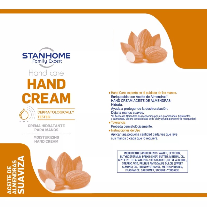 Stanhome Hand Cream 70 Ml | Crema Hidratante Para Manos