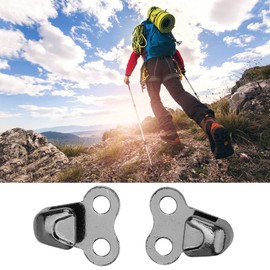 20 Sets Boot Laces Hooks, Shoe Boot Hooks, Shoe Boot Hooks, Boot Hooks, Eyelets, Boot Eye Repair Kit, Alloy Shoe Boot Laces Fittings (Leg Straps)