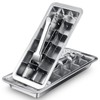 Yaocom 2 Pcs 18 Slot Stainless Steel Ice Cube Maker