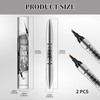FunnAura 2PCS Double Ended Waterproof Eyebrow Pen, with 4 Micro