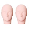 Yephets 2 Pack Pink Silicone Mannequin For Eyelash Extension Makeup