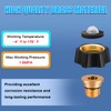 Jingzan 2 Pack Brass Water Inlet Fitting for Pressure Washer