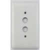 Classic Accents Rounded White Switch Plates - (1 Gang Push
