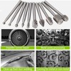 10 Pcs Rotary File Fast Chip Cutting Grinder Bit High