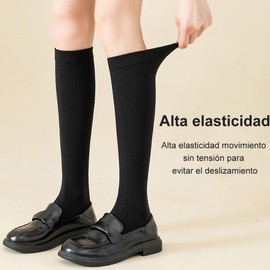 Calcetines de Compresión,Medias de Compresion Deportivos para Mujeres y Hombres,Calcetas de Compresion LargasEjercicio,Atletismo,Correr,Fitness(S/M 35-39)(6 Pares)