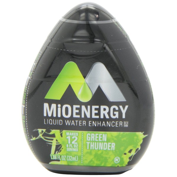 MiO Energy Liquid Water Enhancer, Green Thunder, 1.08 Ounce (Pack of 36)