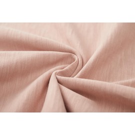 KLIEGOU Men's 100 Cotton Loose Fit Thick T-Shirt Heavy Weight Crewneck Tees for Men Pink 3XL