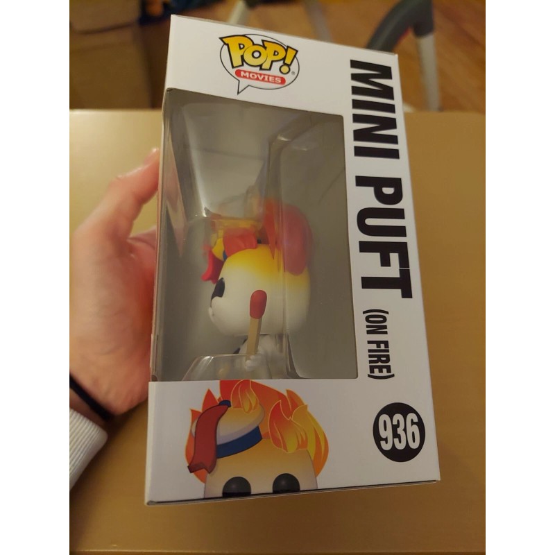 Funko Pop! Ghostbusters Afterlife Mini Puft On Fire #936 GITD