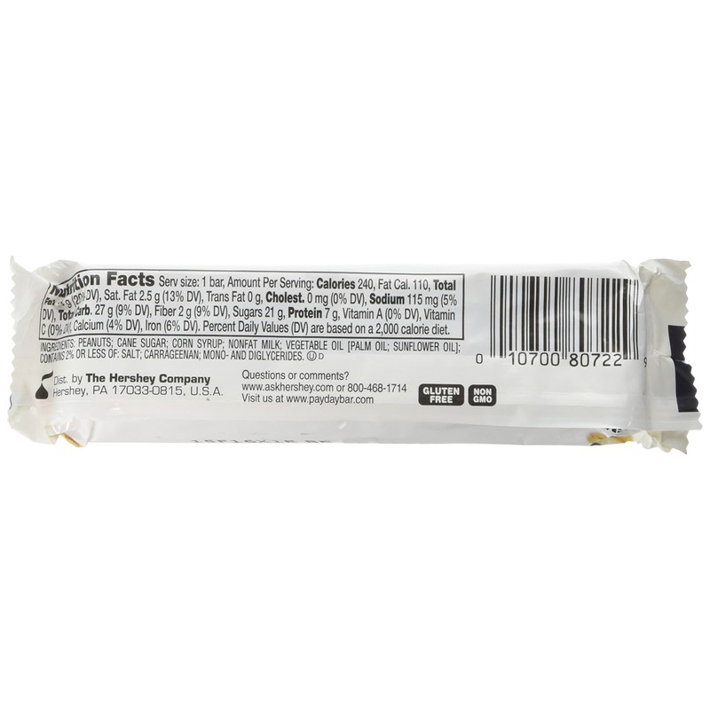 Pay Day Bar 52 g (Pack of 6)