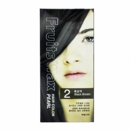 Fruits Wax Pearl Pearl No. 2 Dark Brown (WDC6113) - Option: Single item / 후루츠왁스 진주펄2호 흑갈색 (WDC6113) - 옵션:단품