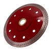 7" High Performance Turbo Mesh Saw Blades for Porcelain Tile,