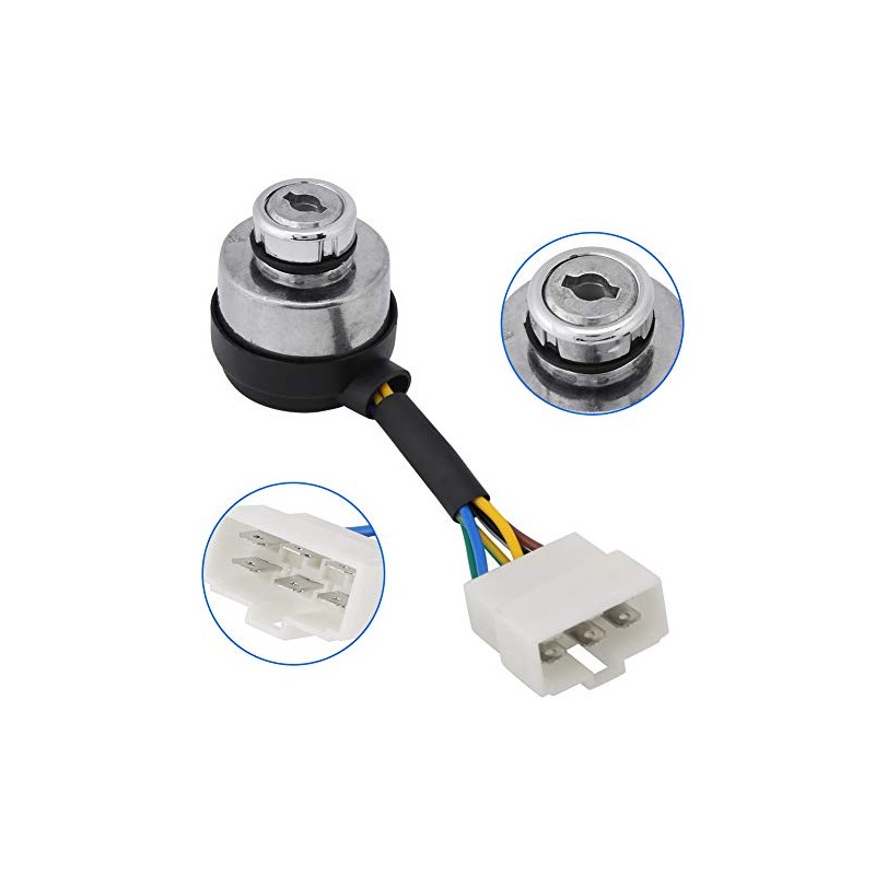 IInterruptor de encendido con tecla, 6 cables de inicio de
