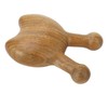 Massage Hair Comb Head Scalp Meridian Comb Y Shape Wooden