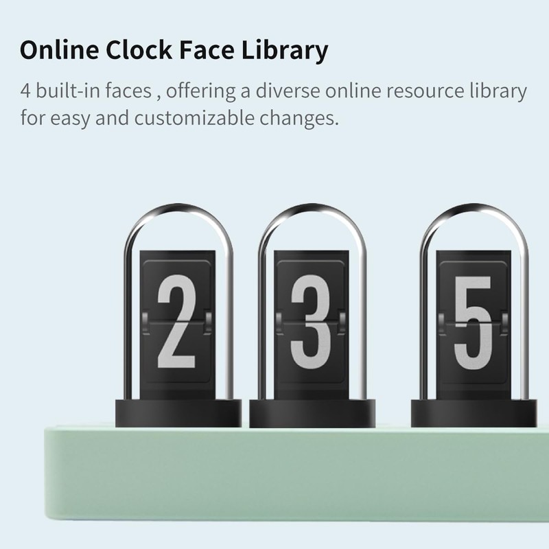 TPHRAVAL Nixie Clock IPS Clock, Display time/Set Alarm, Upload Pictures,