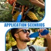 GNHG Pack of 2 Silica Gel Foldable Drinking Bottles, Running
