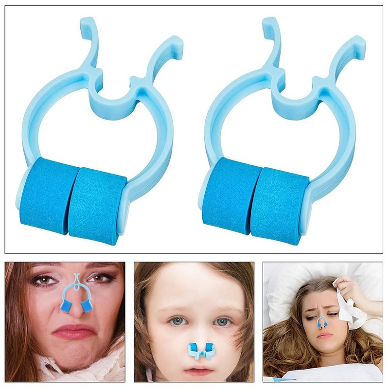 KAEGOUSY 6 Pcs Nose Stop Clips Plastic Foam Nose Clips