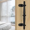 MOLIGOU Barn Door Pull Handle, 9" Heavy Solid Cast Iron