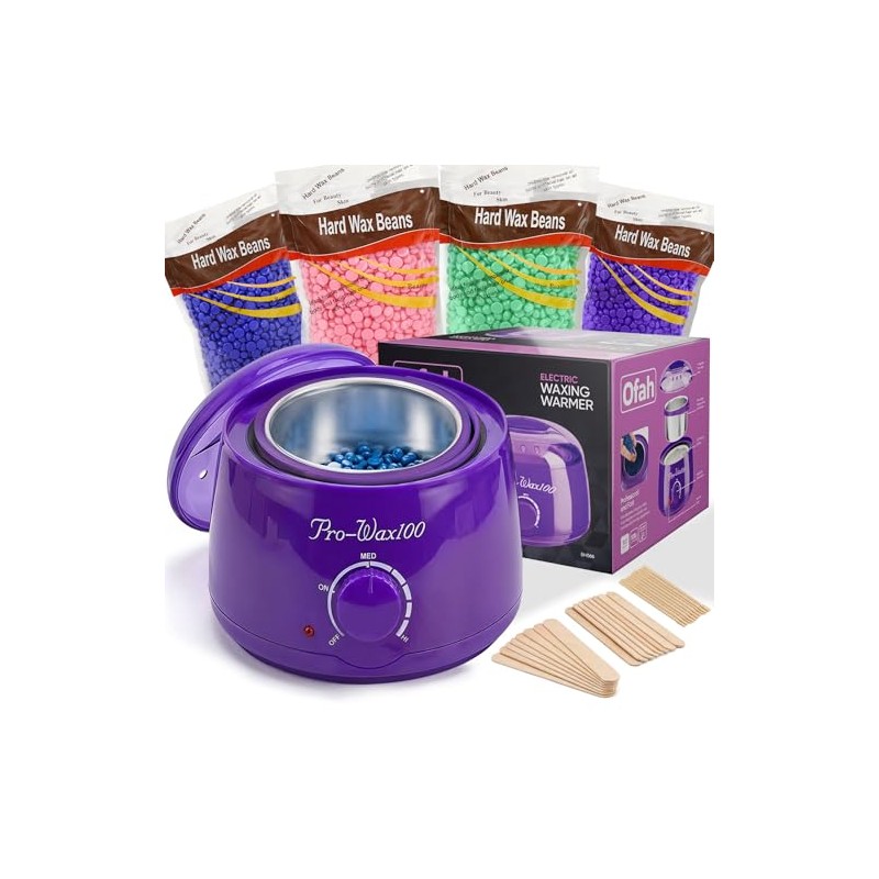 Professional Waxing Kit For Hair Removal, Wax Heater Pot Wax