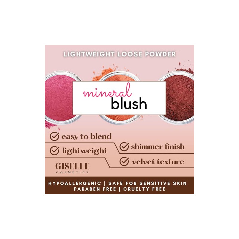 Blush Makeup Giselle Doll Mineral Makeup by Giselle Cosmetics Pure,