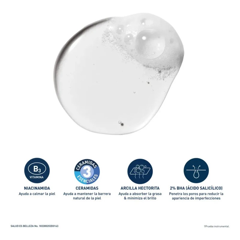 Limpiador Cerave Control Imperfecciones Para Piel con Tendencia Acnéica de