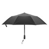 Portable Umbrella with Fan 8 Fiberglass Ribs Windproof Umbrella for