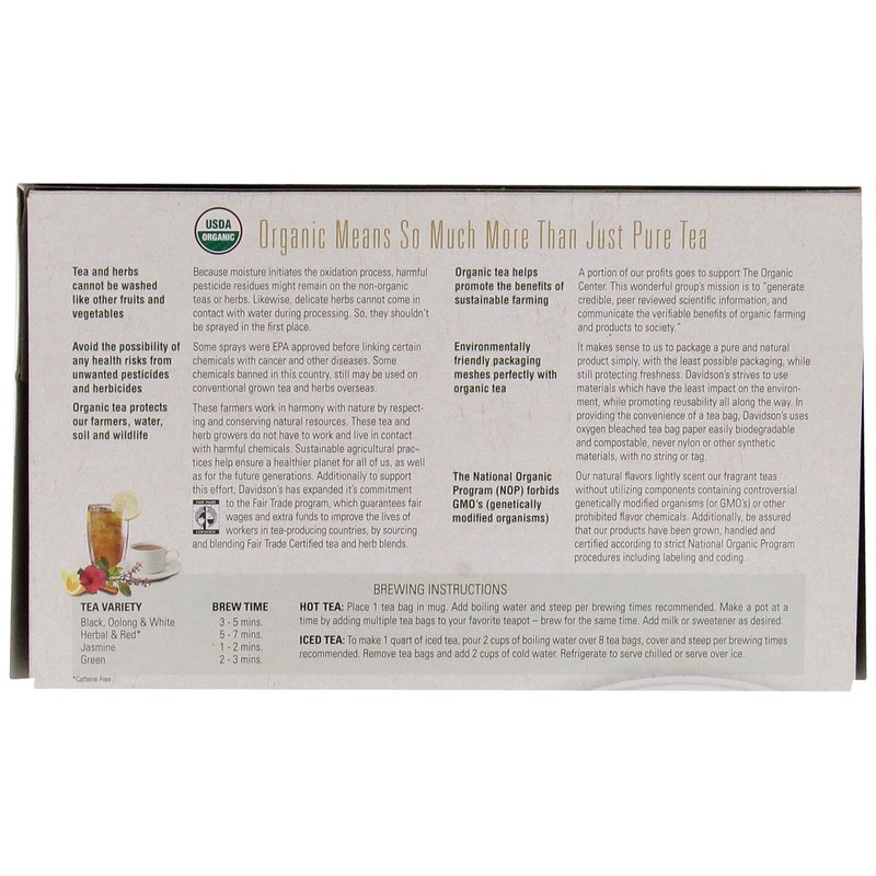 Davidson's Organics, Moroccan Mint, 100-count Unwrapped Tea Bags