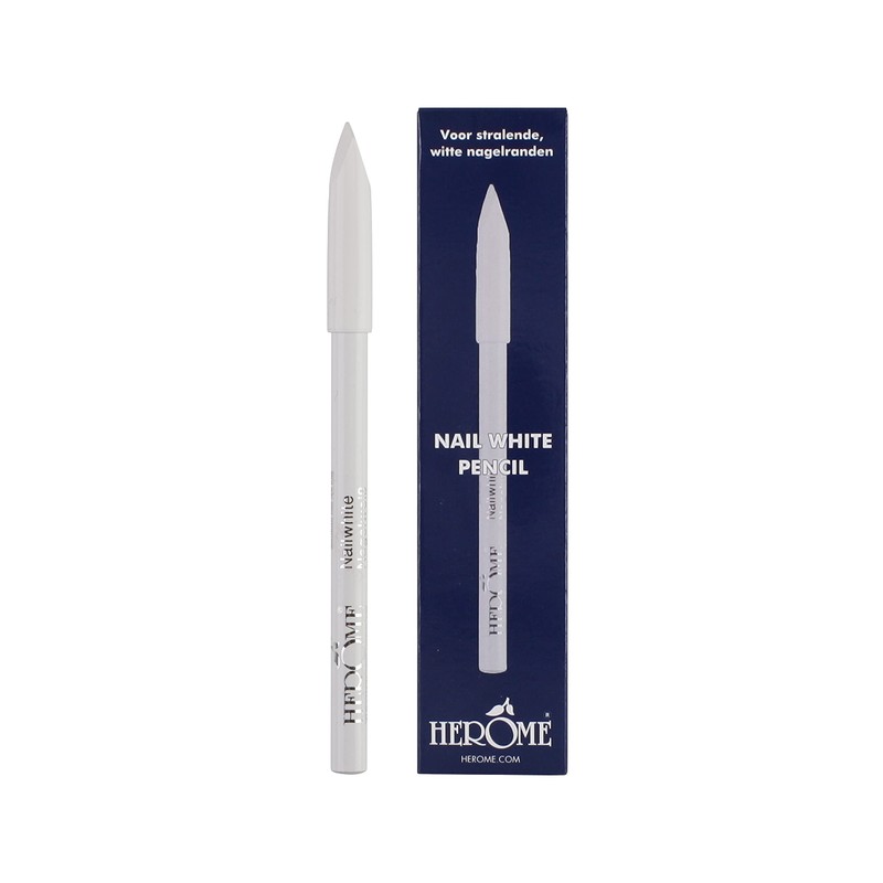 Herome Glamour Nail Whitener Combi Pack & Nail White Pencil,
