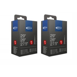Schwalbe Unisex-Adult SV19 Fahrradschläuche, Schwarz, 29'', 28'' 27.5'' x 2er pack
