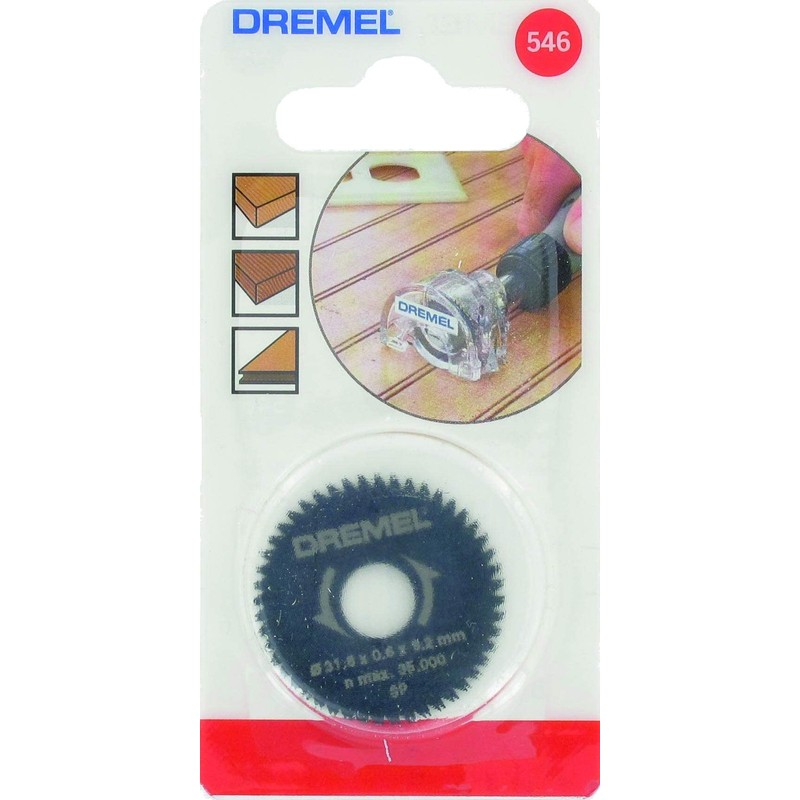 Dremel 31.8 mm Rip/ Cross Cut Blade Multipack for Mini